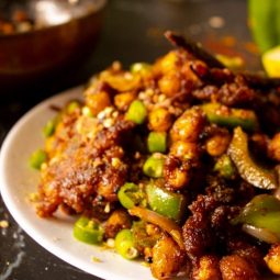 Crispy Chana Chilli dry recipe in hindi 4