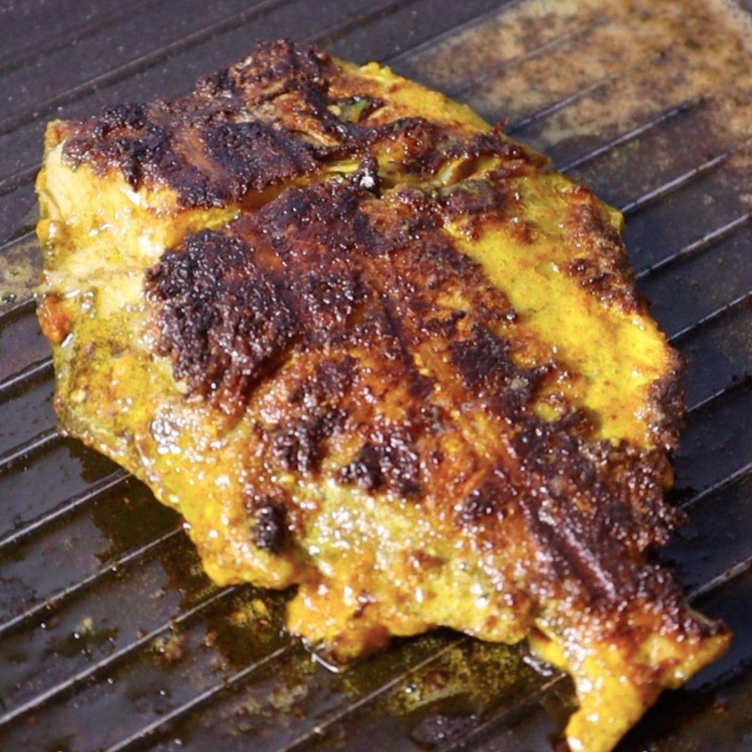 Tandoori Pomfret Fish without oven