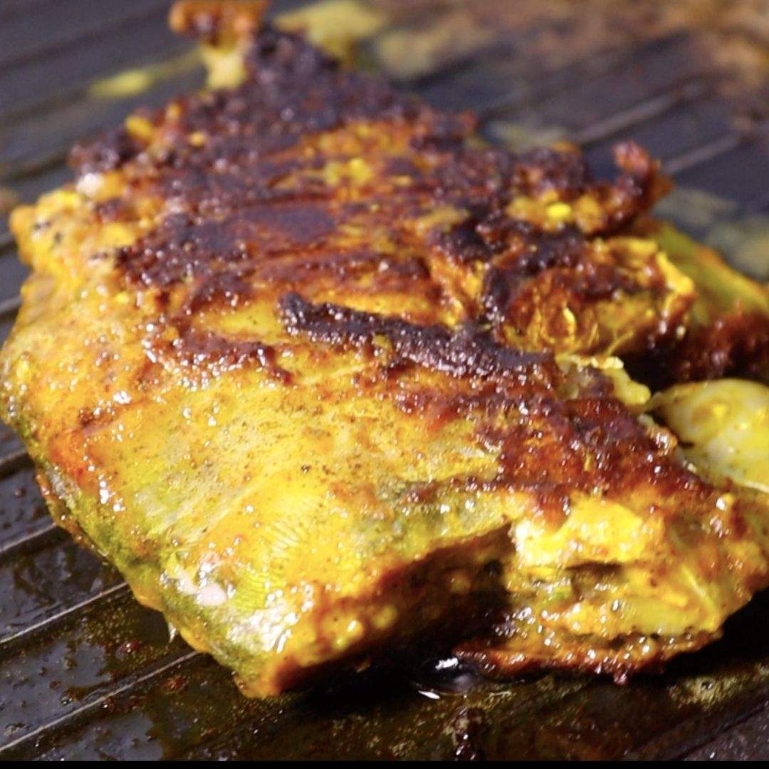Tandoori Pomfret Fish without oven