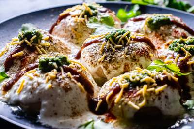 Dahi Bhalla side view