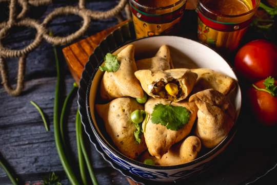 delicious samosa on a plate